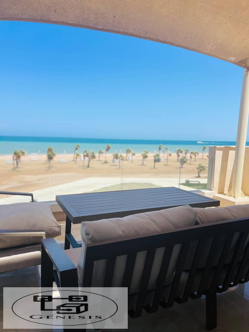 Receive immediately a super deluxe finished chalet with kitchen and air conditioners in the heart of El Gouna, Mangroovy Resort 2