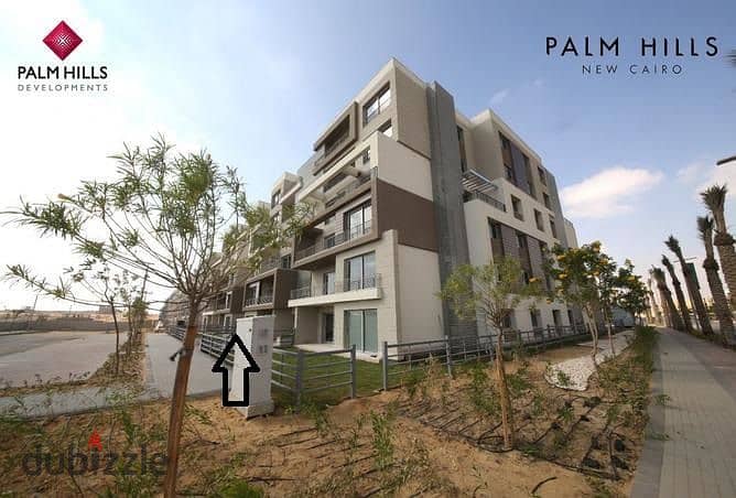 Palm Hills New Cairo and Cairo Airport AUC Apartment for sale in installments 131 m in Palm Hills Compound, Fifth Settlement, near 0