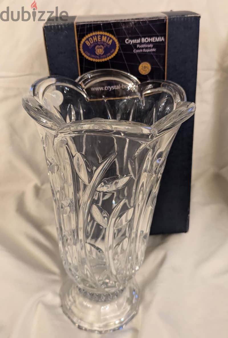 Bohemia Crystal Vase - 25cm 2