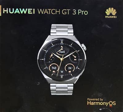 ساعة HUAWEI Watch GT3 Pro تيتانيوم بحالة ممتازة وبكل مشتملاتها