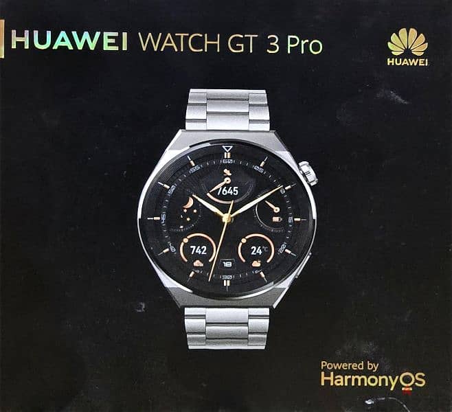 ساعة HUAWEI Watch GT3 Pro تيتانيوم بحالة ممتازة وبكل مشتملاتها 0