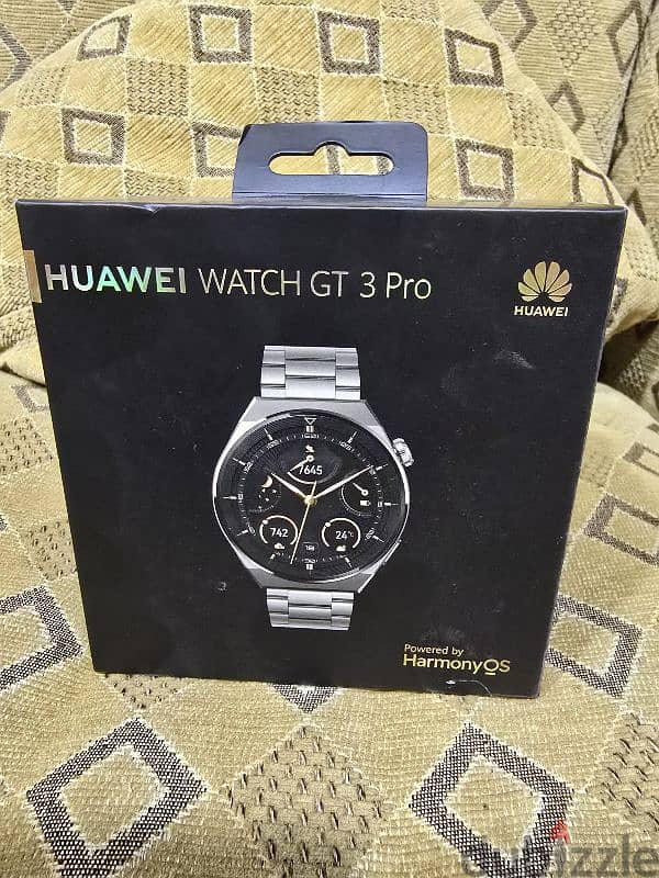 ساعة HUAWEI Watch GT3 Pro تيتانيوم بحالة ممتازة وبكل مشتملاتها 1