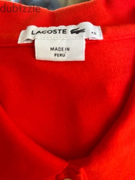 Original Lacoste Women’s Shirt Medium 1