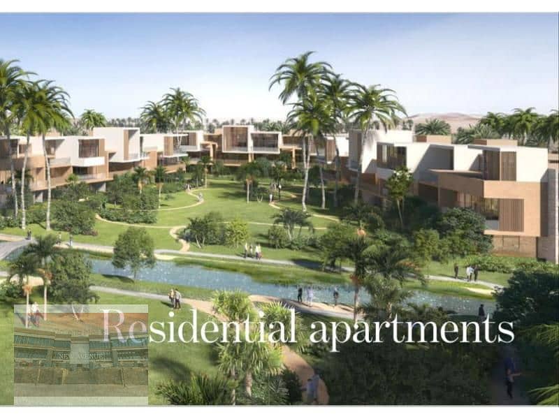 Apartment overlooking landscape for sale in New zayed 1