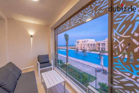 Ready to move Sea view 1Br Beach And Pool Apartment in Mangroovy gouna