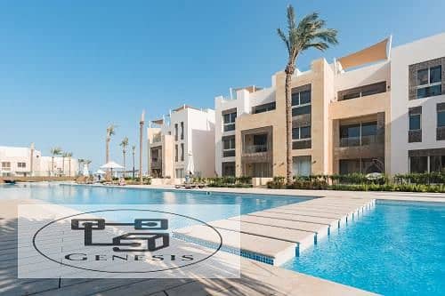 Ready to move Sea view 1Br Beach And Pool Apartment in Mangroovy gouna 2