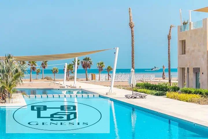 Ready to move Sea view 1Br Beach And Pool Apartment in Mangroovy gouna 12