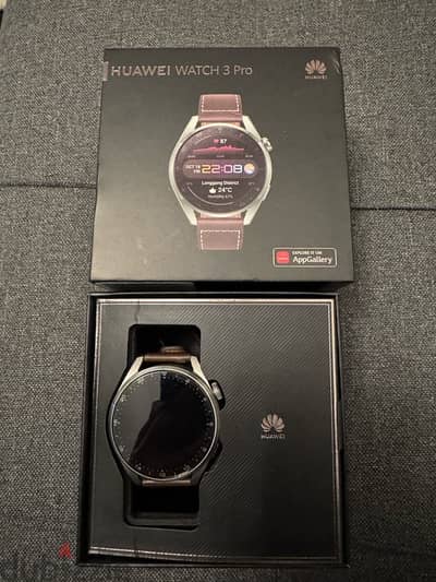 Huawei Watch 3 Pro ساعة هواوي بحالة ممتازة زي الجديدة