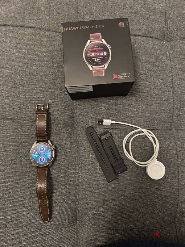 Huawei Watch 3 Pro ساعة هواوي بحالة ممتازة زي الجديدة 4