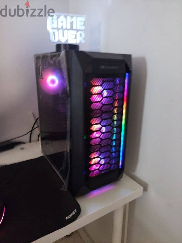 pc case b450m + 2600x + rx 6600 5