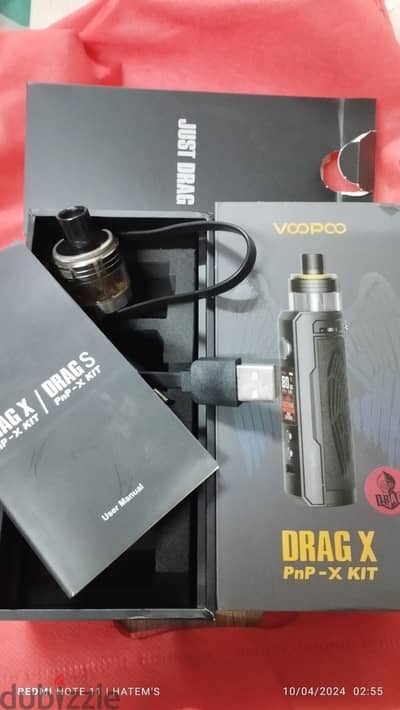 Electronic cigarette smoke vape mod pod drag x DL MTL device