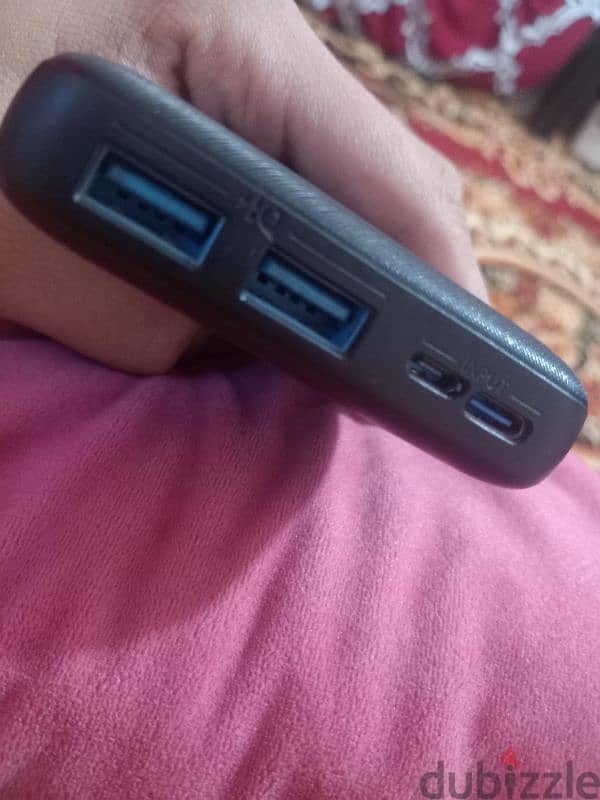 باور بنك Anker فاست 20000 امبير ٢ USB 1