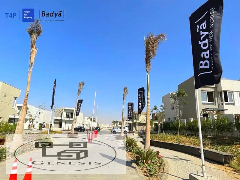 Apartment with immediate receipt, 171 m + garden, for sale in the heart of 6th of October, in installments, in Badya Palm Hills, 6th of October | fini 14