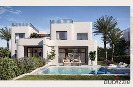 بالتقسيط على6 سنوات فيلا مستقلة للبيع 182م في مكادي هايتس الغردقة New Gouna Makadi Heights