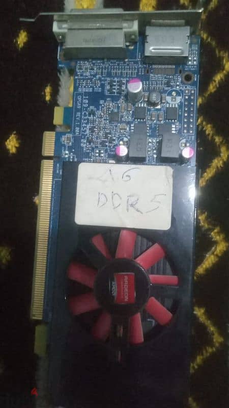 كارت شاشه hd 7570 1g ddr5 وبرسيسور i5 3570 1