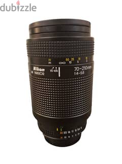 Nikon lens 70/210 - 62 mm 0