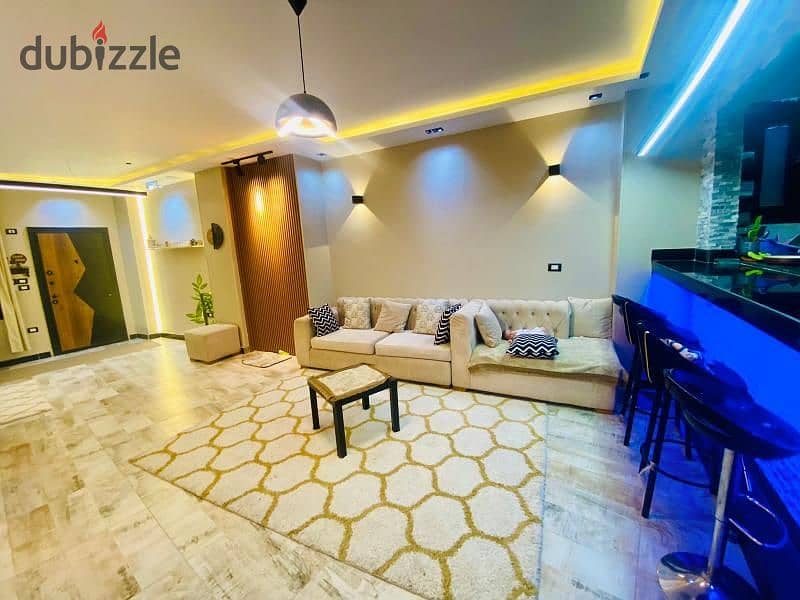 Apartment for sale, high ground With garden Sheikh Zayed, 16th District, ultra modern finishing 12