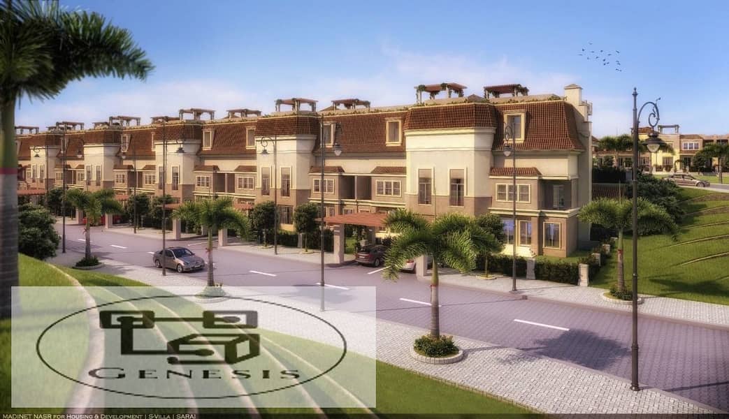 Apartment with a distinctive view for sale in Sarai New Cairo Compound 7