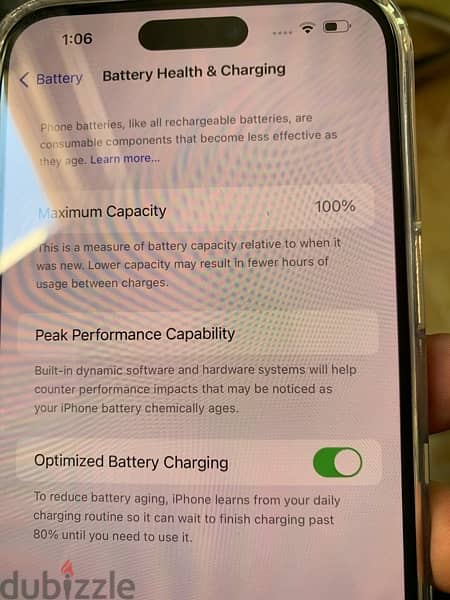 iPhone 14 Pro Max 256 battery 100% 2