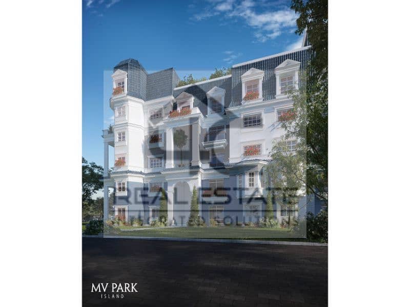 Sky Loft 260m with the lowest down payment in the market bahry view landscape in Mountain View Compound 5