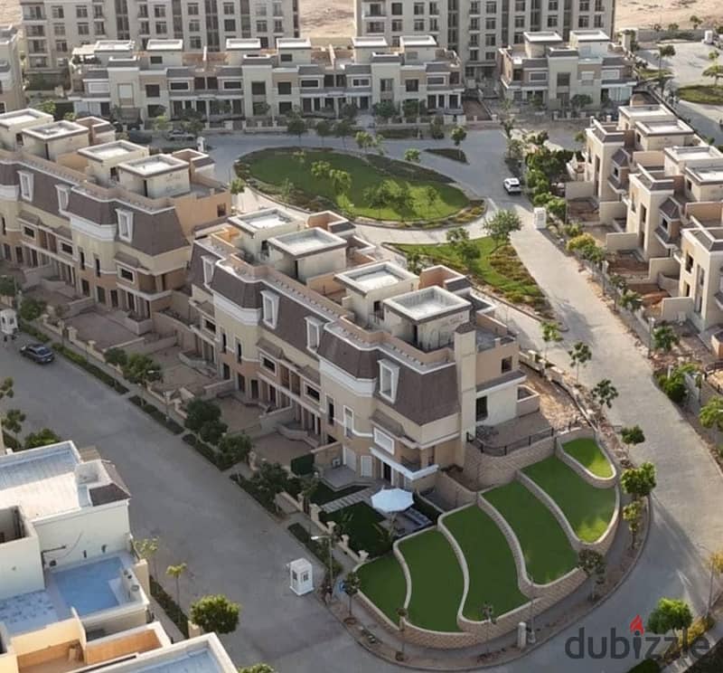 للبيع تاون هاوس بخصم 42% بالقاهرة الجديدة بكمبوند سراي Sarai Compound 6