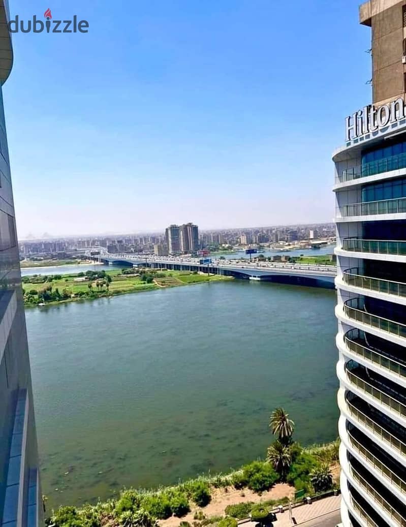 service studio for sale Directly on Maadi Corniche Reve Du Nil Maadi towers 10