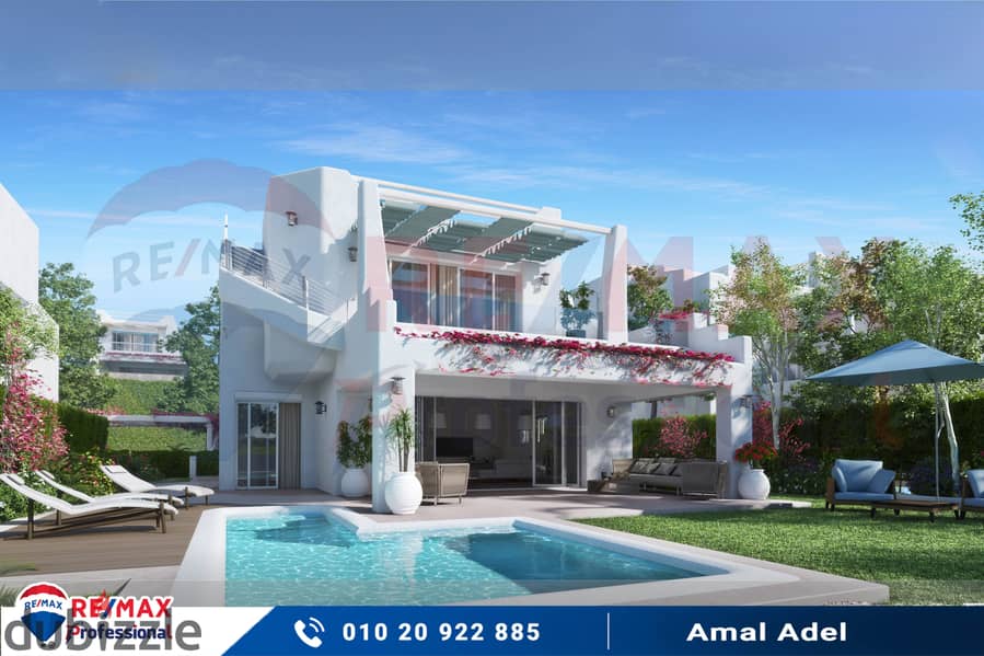 With only 10% down payment, own a villa with a direct sea view in the heart of Ras El Hekma 0