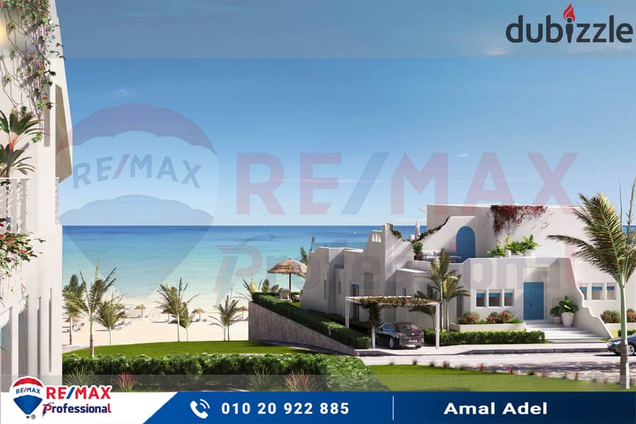 With only 10% down payment, own a villa with a direct sea view in the heart of Ras El Hekma 2