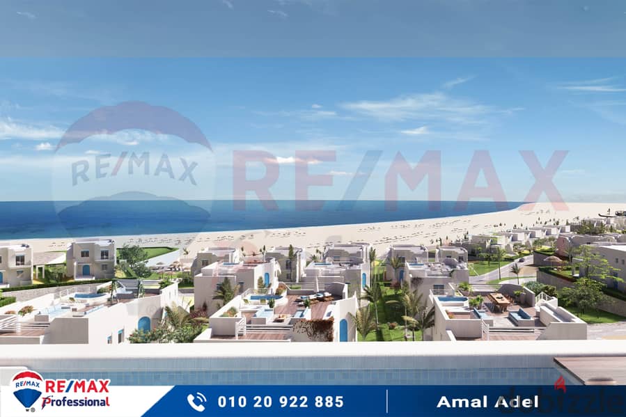 With only 10% down payment, own a villa with a direct sea view in the heart of Ras El Hekma 5