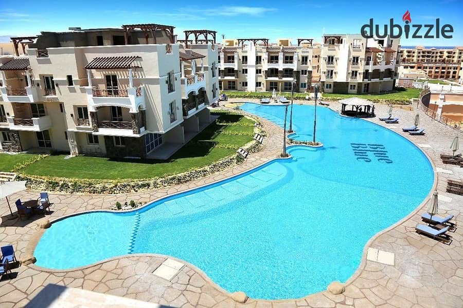 Chalet for sale in Ain Sokhna, Blue Blue village, directly on the sea side, ultra-lux finishing 6