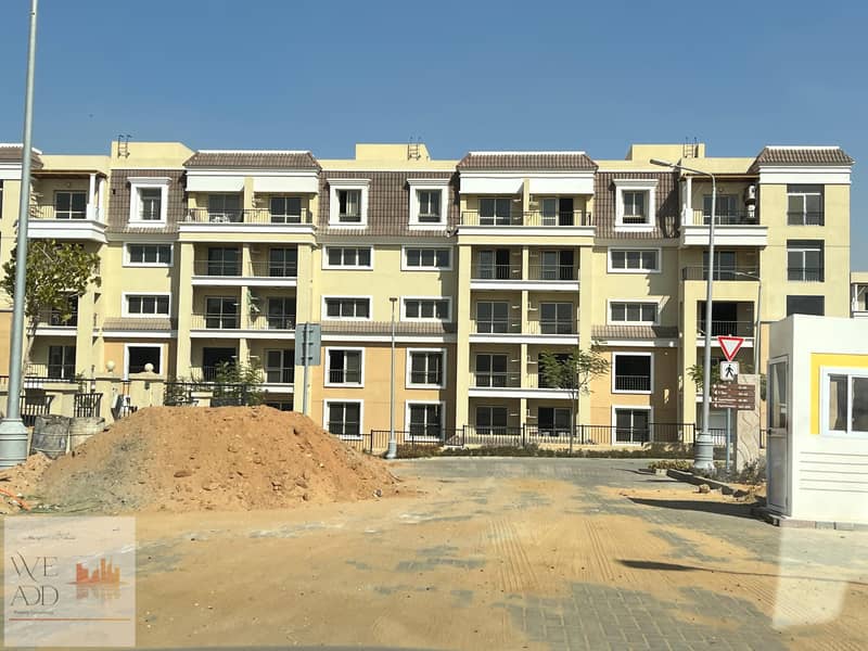 Apartment for delivery in two and a half years in Sarai Compound, Elan Phase, 131 m, with a pool and landscape view, with a down payment of 1,200,000 9