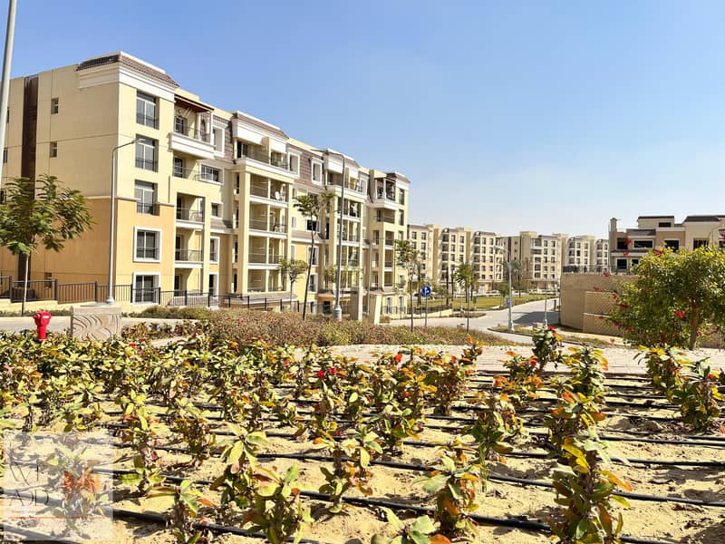 Apartment 182 m, immediate delivery, in Sarai Compound, third floor, completed installments and maintenance, Open View, Phase S2, next to Madinaty 16