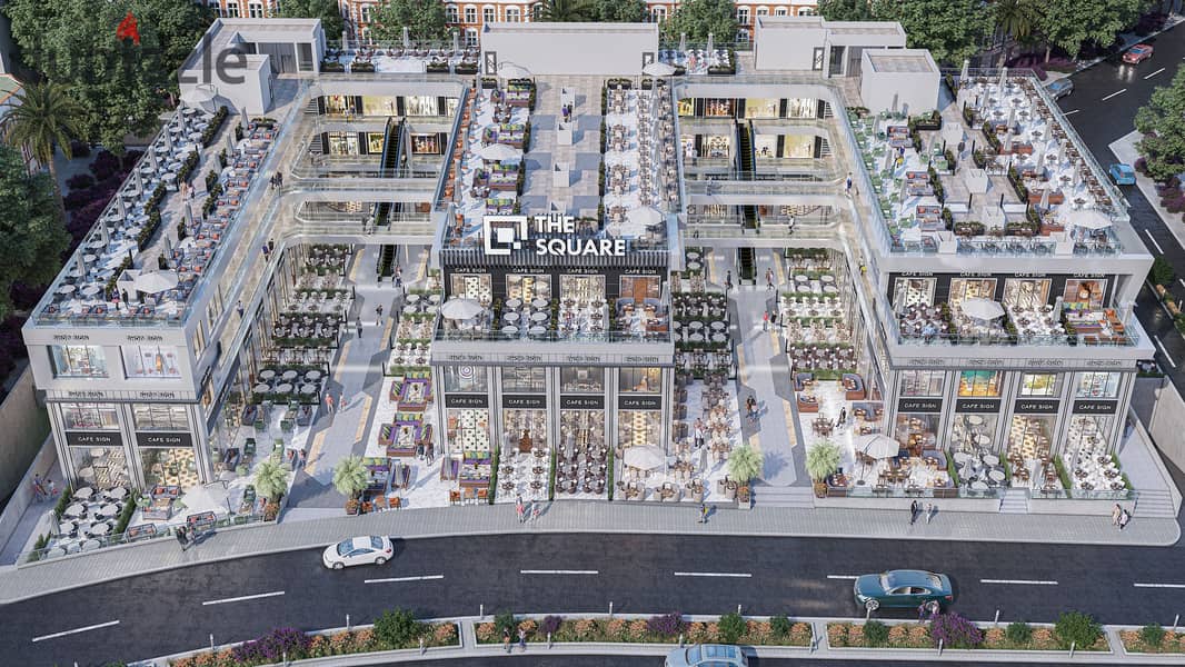 Invest with the strongest real estate developer in Shorouk, the company that owns Town Center Malls and Value Mall. A ground floor shop in The Square 10