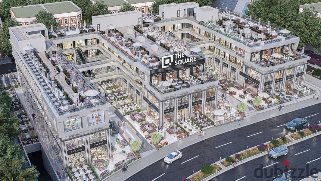 Invest with the strongest real estate developer in Shorouk, the company that owns Town Center Malls and Value Mall. A ground floor shop in The Square 11