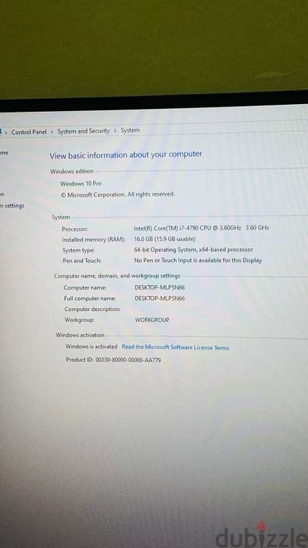 Gaming PC i7-4790 3.6 Ghz - MSI GTX 1060 6GB - 16 GB Ram - 1 TB HDD. 17