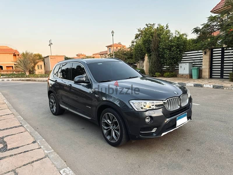 bmw x3 2017 3000cc فبريكه 2