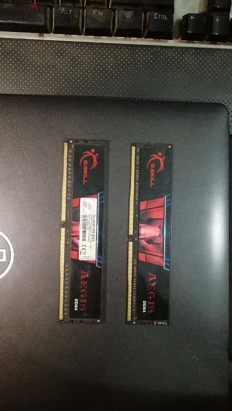 ( Ram - رامات) G. SKILL AGIES 8gb + 8 gb = 16gb ddr4 3200mhz 5