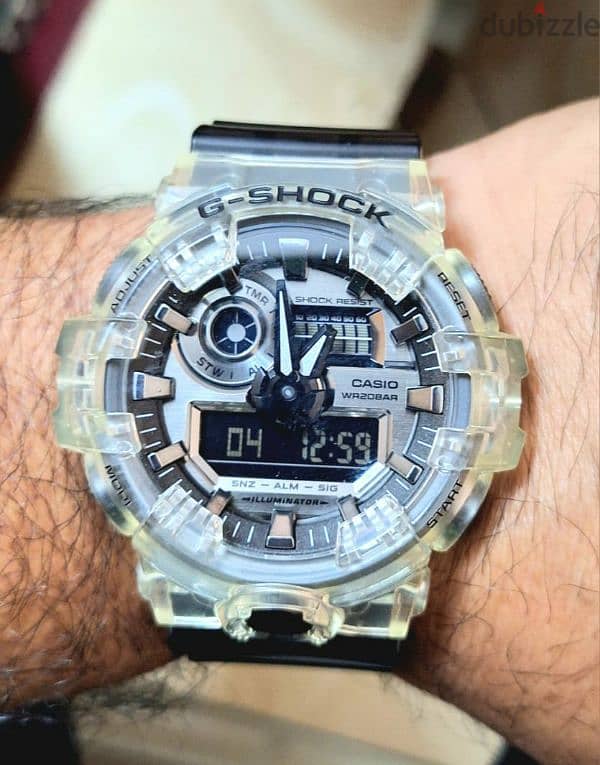 ساعة كاسيو  G-SHOCK لم تستخدم بالضمان والعلبة 4