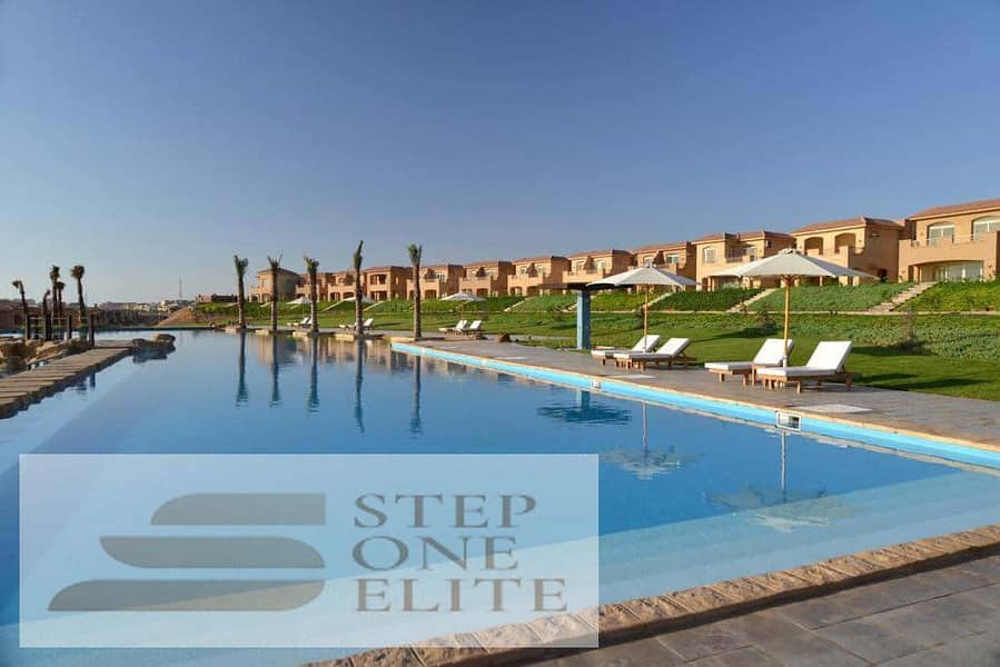 The cheapest price of a chalet for sale (108 sqm ultra super luxury) in Telal Ain Sokhna 1