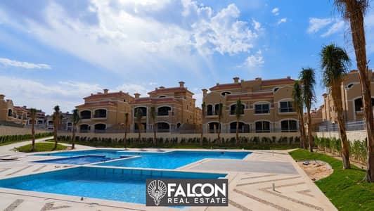 Ready to move  Corner townhouse villa with a Prime view on central parl, in Al Shorouk, La Vista Patio Prime