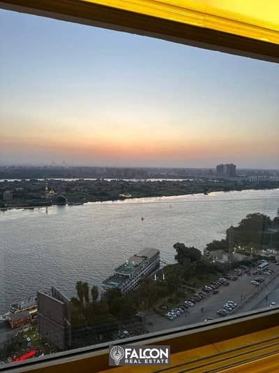 100% Nile View Hotel Furnished Luxury Studio With Heights Investment Return 59m For Sale In Reve Du Nil Maadi Next To Hilton