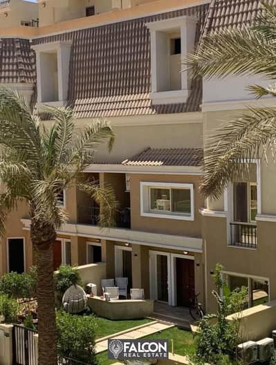 Premium Corner Town House Villa Direct Lagoon 206m With Distinctive Division Prime Location For Sale In Sarai New Cairo Next To Madinaty