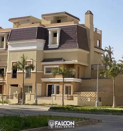 S villa 212 meters for sale in Butter Fly Mostakbal Compound (ground floor + first floor) with a 42% discount