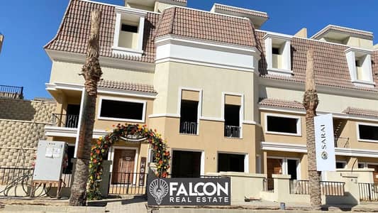 For sale, a villa for sale at the lowest price, close delivery, in front of Madinaty, in Sarai, New Cairo