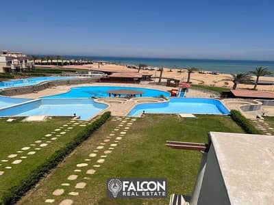 Receive with a 20% down payment within 6 months a finished chalet in Blue Blue Ain Sokhna next to Porto Sokhna