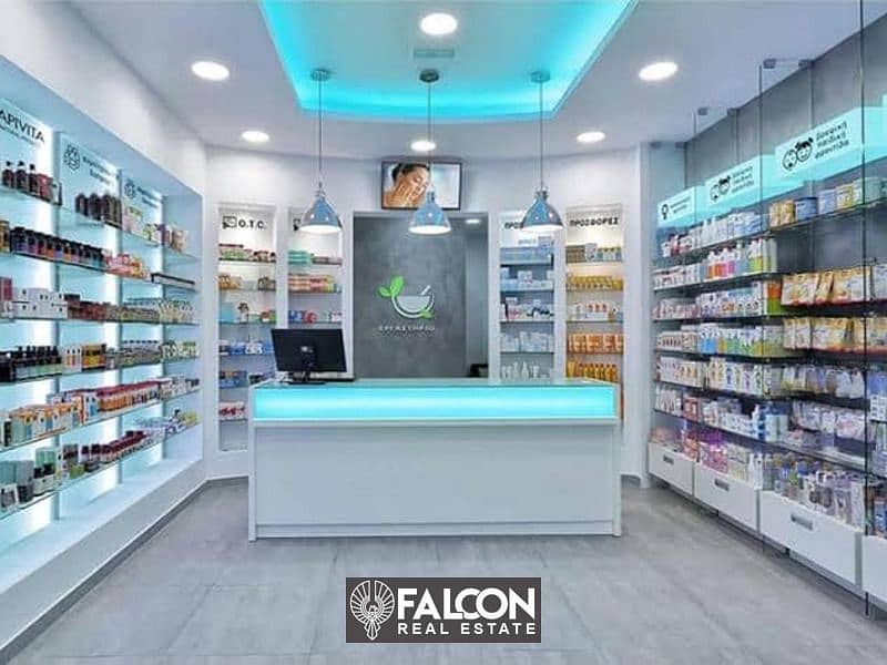 For sale, a pharmacy on the facade, immediate delivery, directly next to City Stars Mall in Nasr City (distinctive location) 1