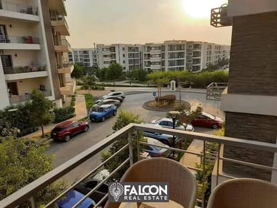 For sale, a unique double view apartment in a very special location inside the Taj City Compound in front of Cairo Airport, the best location