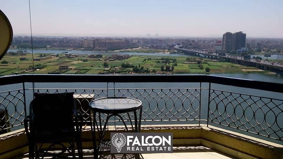 Receive a 100% fully finished studio on Nile View with air conditioners and equipped with distinctive hotel furnishings in Revedunil 5