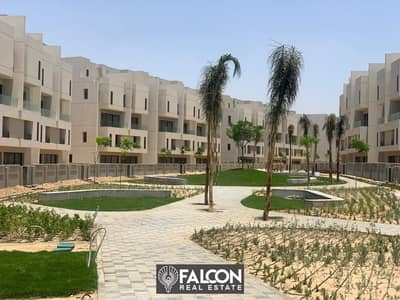 Ready to move with 25% down payment double view apartment on a green area for sale with installments in AL Burouj Compound Shorouk New Cairo