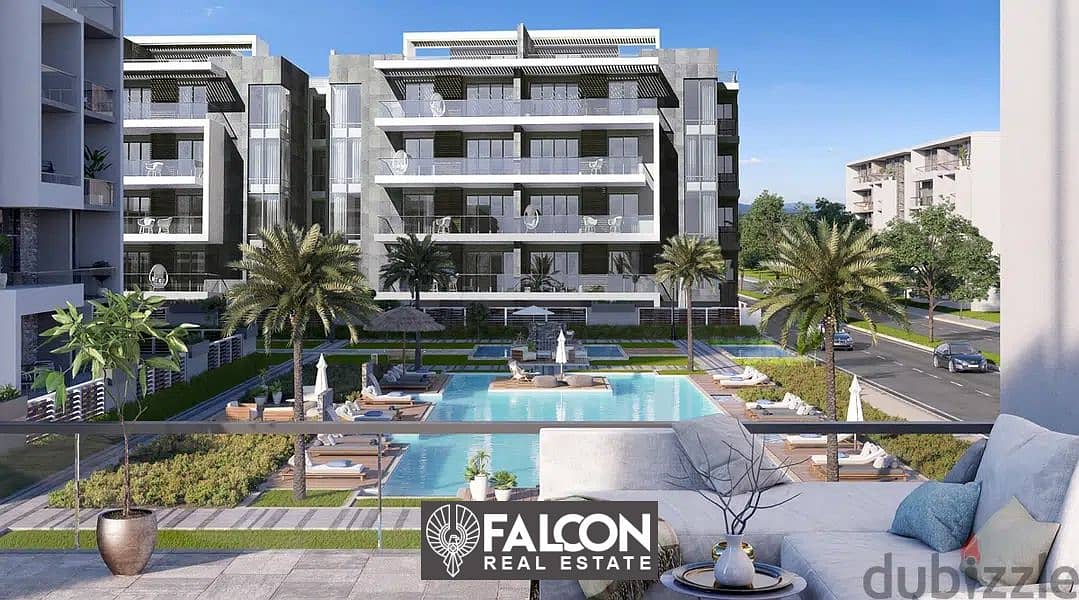 A luxurious apartment with a private garden, fully finished, immediate receipt, ready to move in El Patio 7 Compound - Fifth Settlement - New Cairo 6